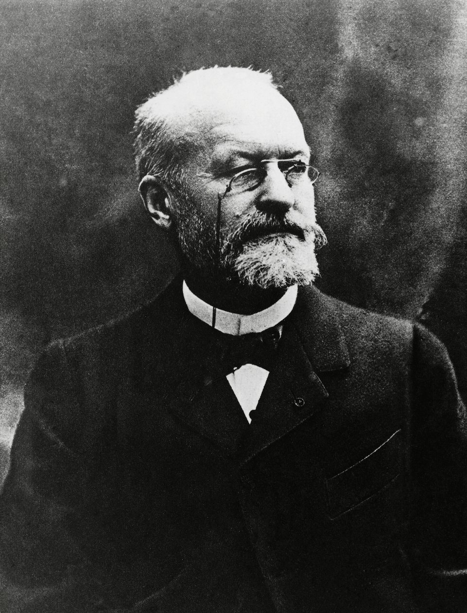 Porträtt av Charles Louis Alphonse Laveran (1845-1922), fransk medicinsk bakteriolog, Nobelpriset i medicin 1907, bild av Eugene Pirou (1841-1909) av Unbekannt Unbekannt