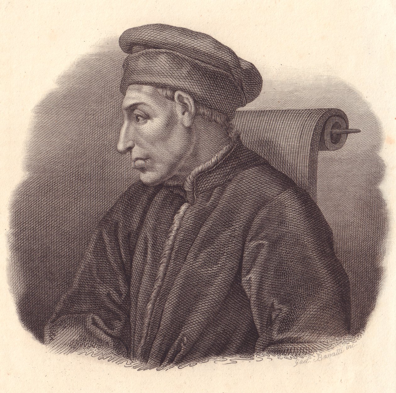 Porträtt av Cosimo di Giovanni de