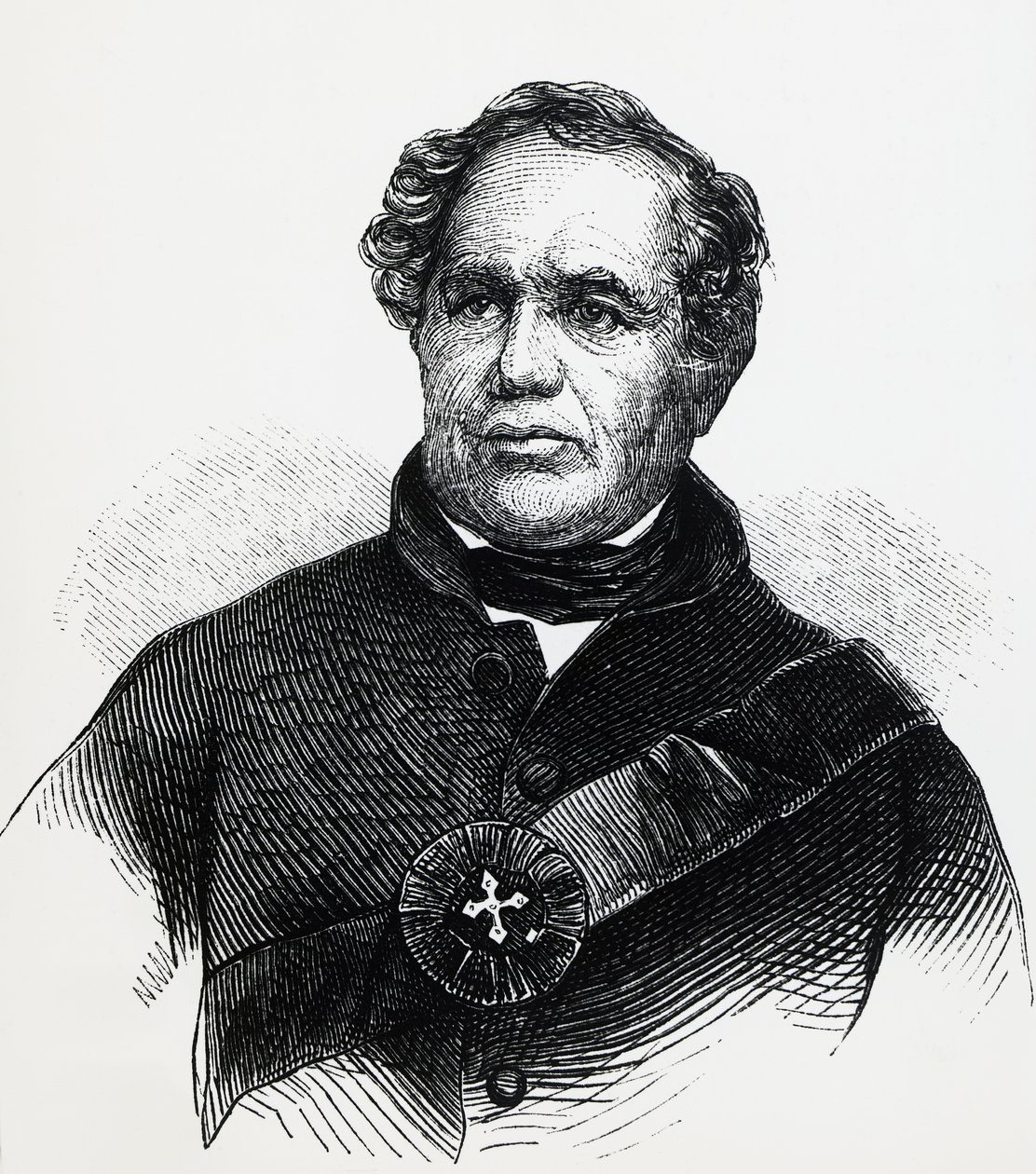 Porträtt av Eleazar Williams (1788-1858), anglikansk pastor, som bedrägligt påstod sig vara den förlorade Dauphin av Frankrike, gravyr av Unbekannt Unbekannt