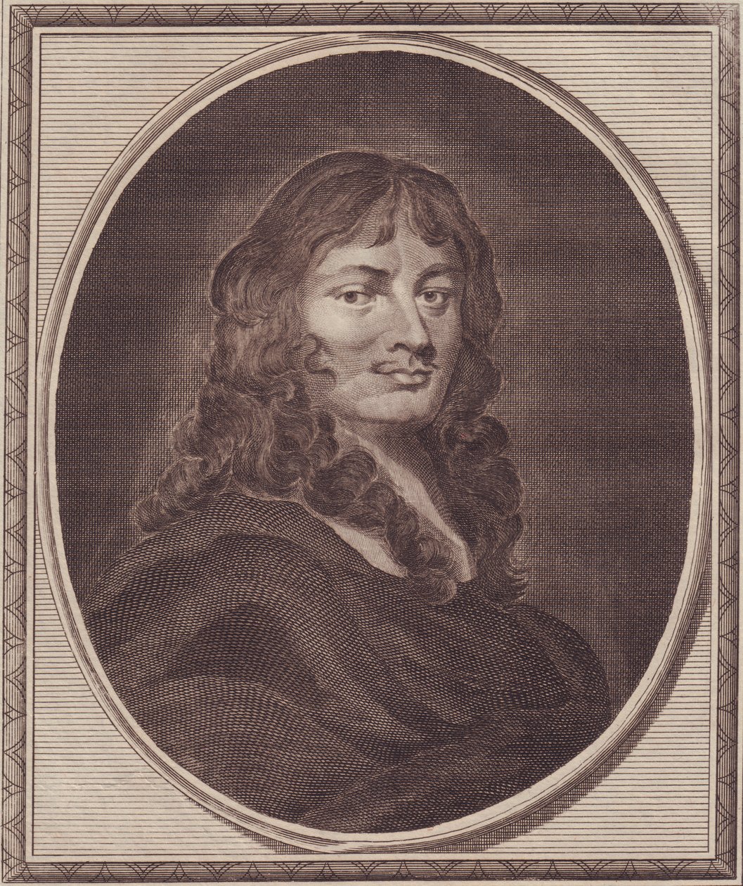 Porträtt av den engelske politikern Sir William Temple (1628-1699), kopparstick av John Goldar (1729-1795) från målning av P Lely av Unbekannt Unbekannt