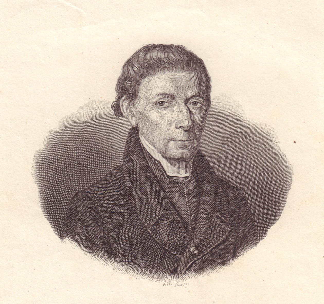 Porträtt av den italienske matematikern och astronomen Barnaba Oriani (1752-1832), kopparstick från teckning av Demarchi av Unbekannt Unbekannt