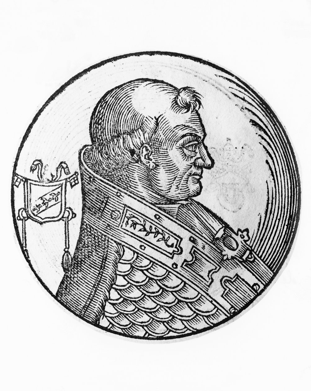 Porträtt av Stephen IX, eller X (Frederic de Lorraine, cirka 1020-1058) av Unbekannt Unbekannt