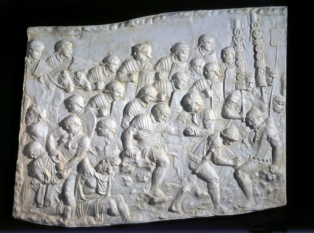 Roman Första hjälpen ges till en romersk soldat, Trajans fris av Unbekannt Unbekannt