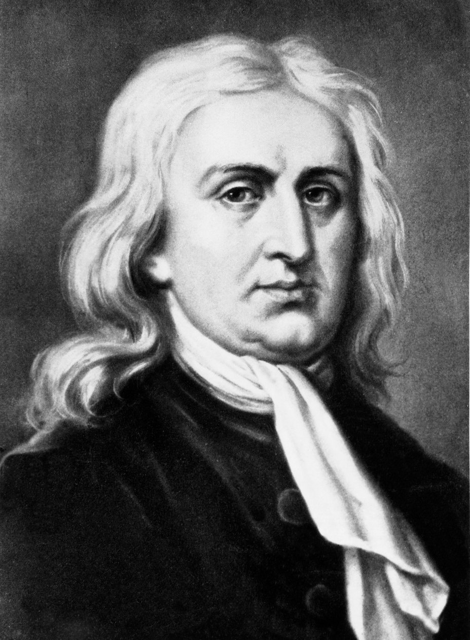Sir Isaac Newton (s/v foto) av Unbekannt Unbekannt