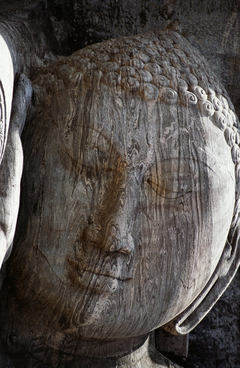 Sri Lanka, antika staden Polonnaruwa, Gal Vihara, liggande Buddha-staty av Unbekannt Unbekannt