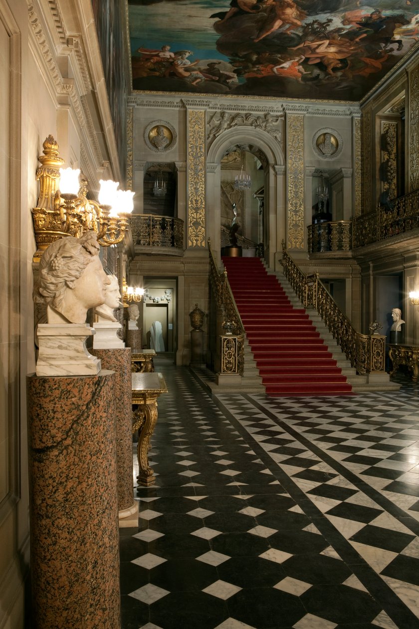 Den målade salen. Chatsworth House, Derbyshire (foto) av Unbekannt Unbekannt