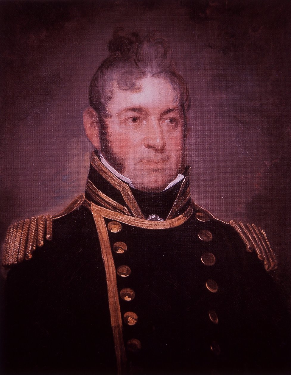 William Bainbridge (1774-1833) (lito i färg) av Unbekannt Unbekannt