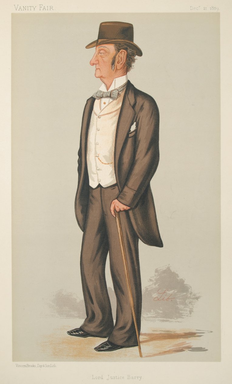 Charles Robert Barry, Vanity Fair, 1889-12-21 av Liborio Prosperi