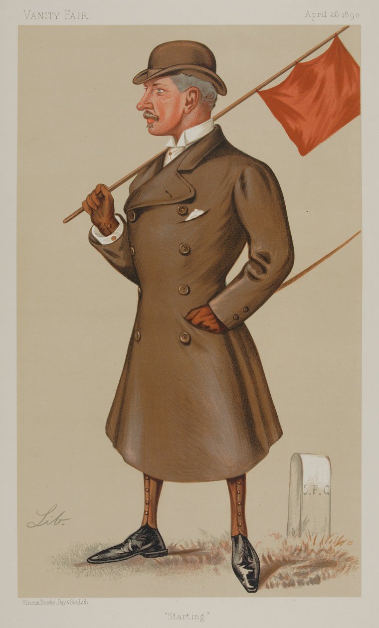 Lord Marcus Beresford, Vanity Fair, 1890-04-26 av Liborio Prosperi