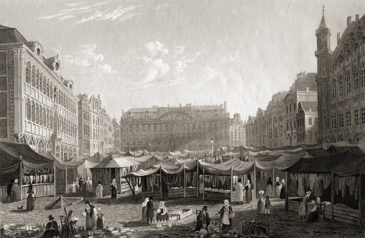 The Grande Place, Bryssel, från 