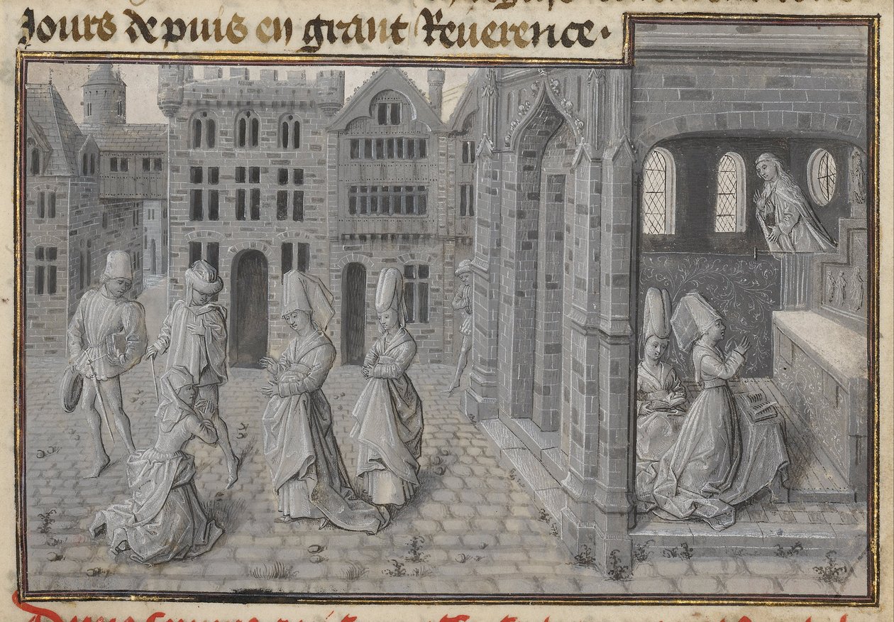 Miracle of the Adulterous Womans Repentance av Lieven van Lathem