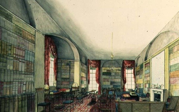 Biblioteket i Aynhoe av Lili Cartwright