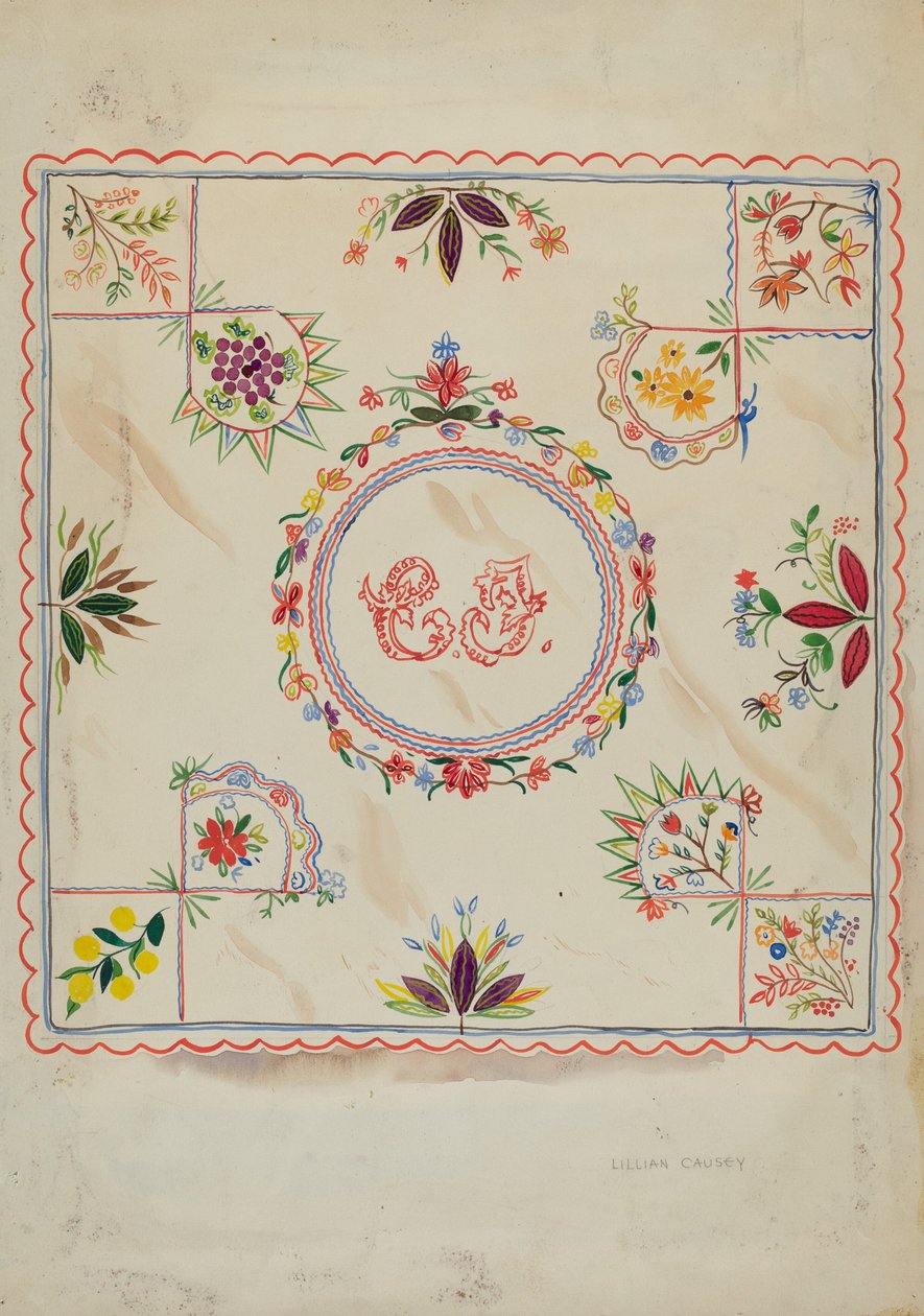 Filt, c. 1936. av Lillian Causey