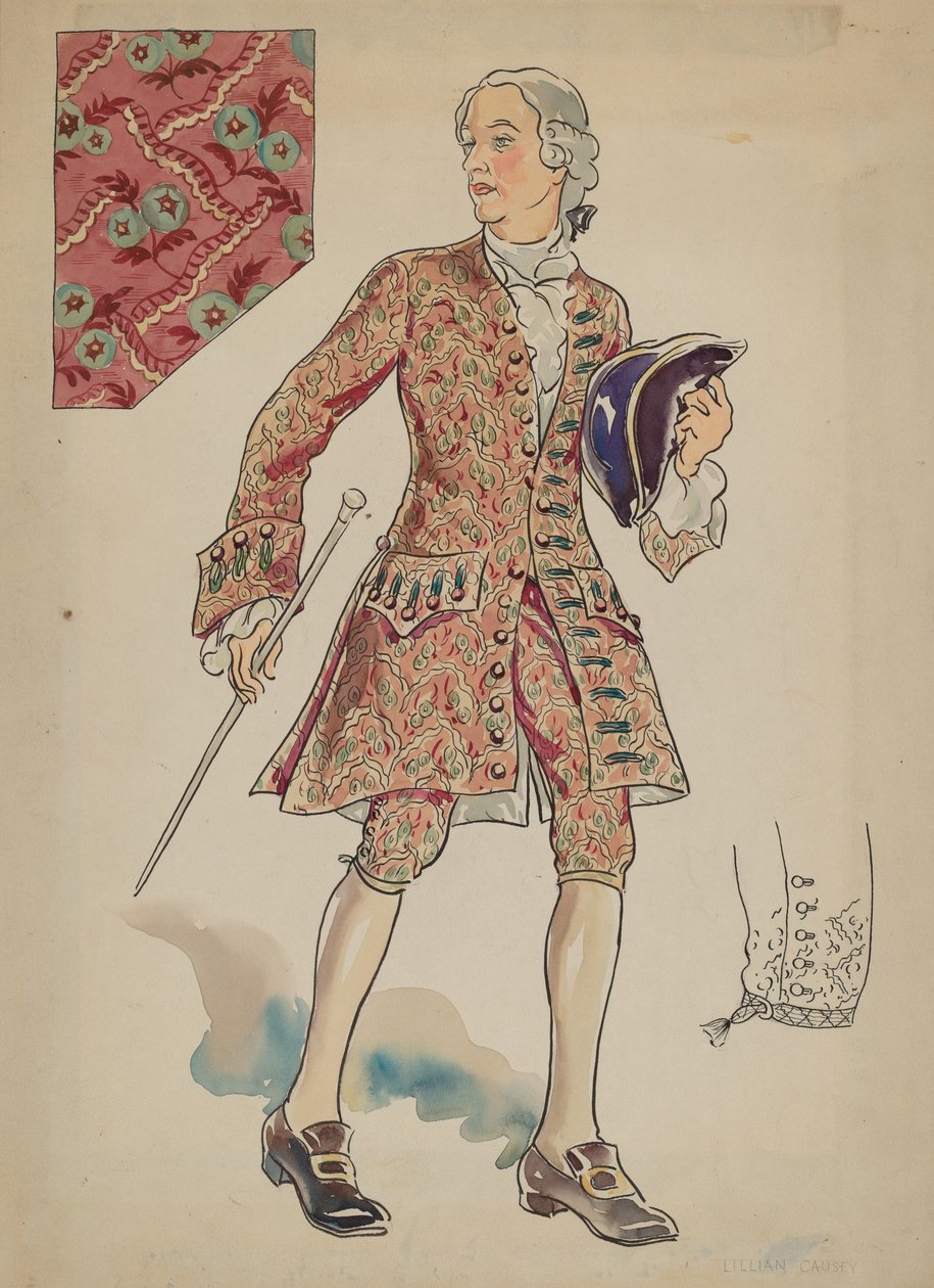 Mans kostym, c. 1936. av Lillian Causey