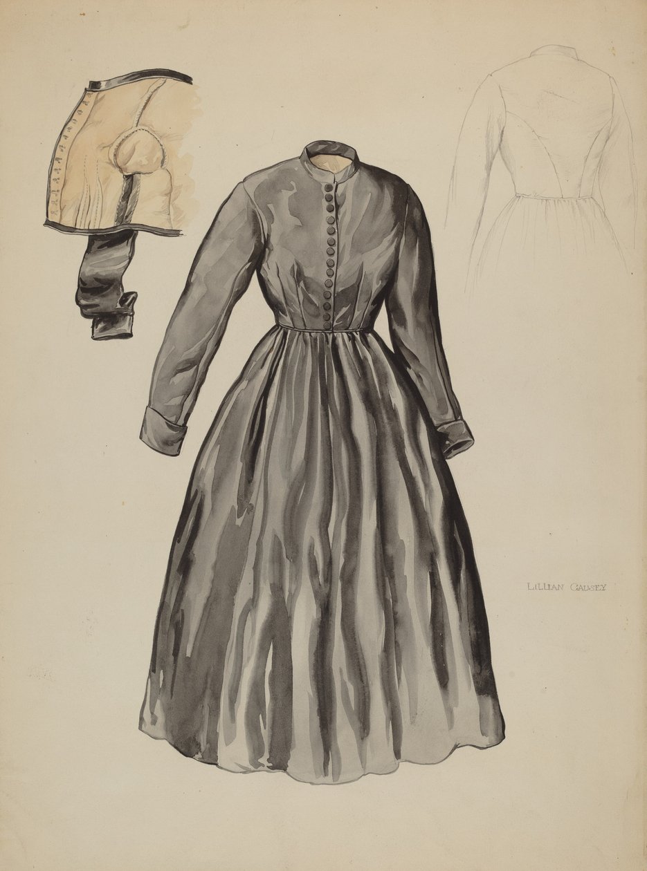 Quaker Dress, ca. 1937. av Lillian Causey