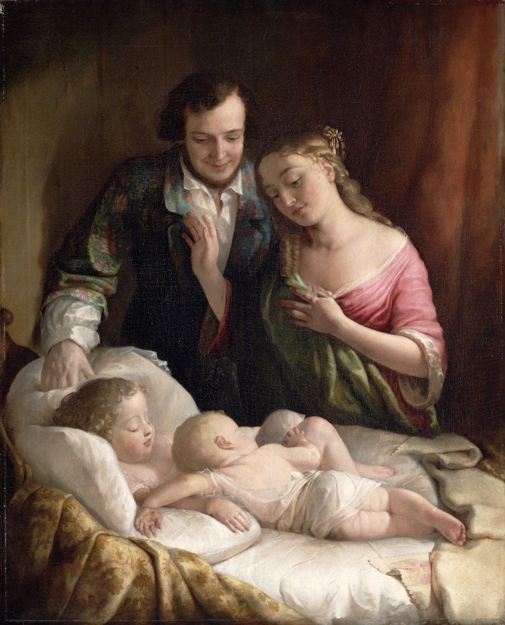 Inhemsk lycka, 1849 av Lilly Martin Spencer