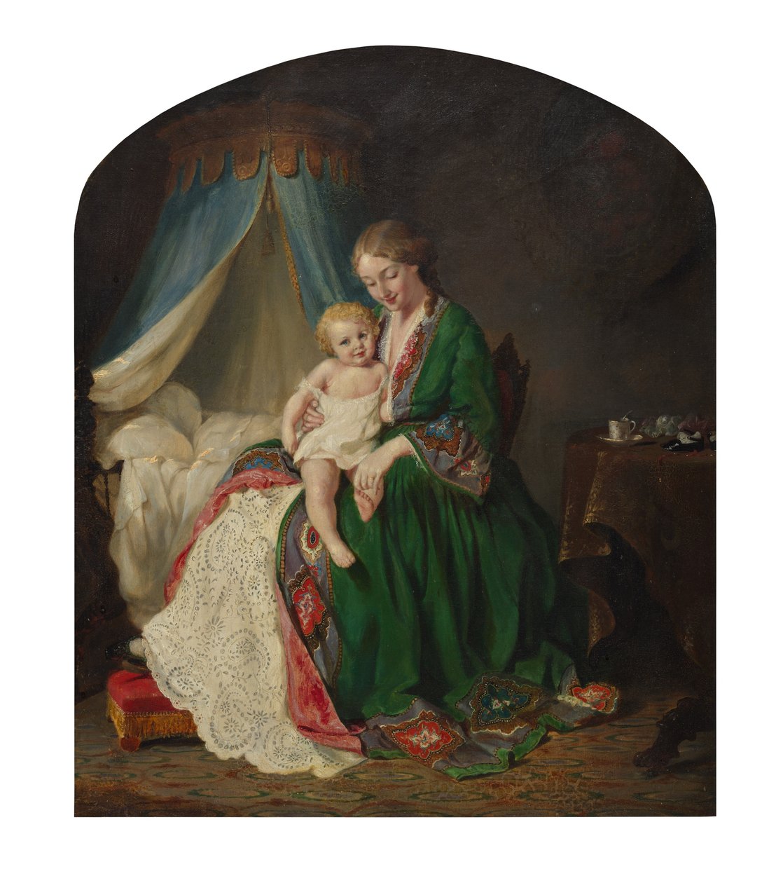 Den här lilla grisen gick på marknaden, ca. 1857. av Lilly Martin Spencer
