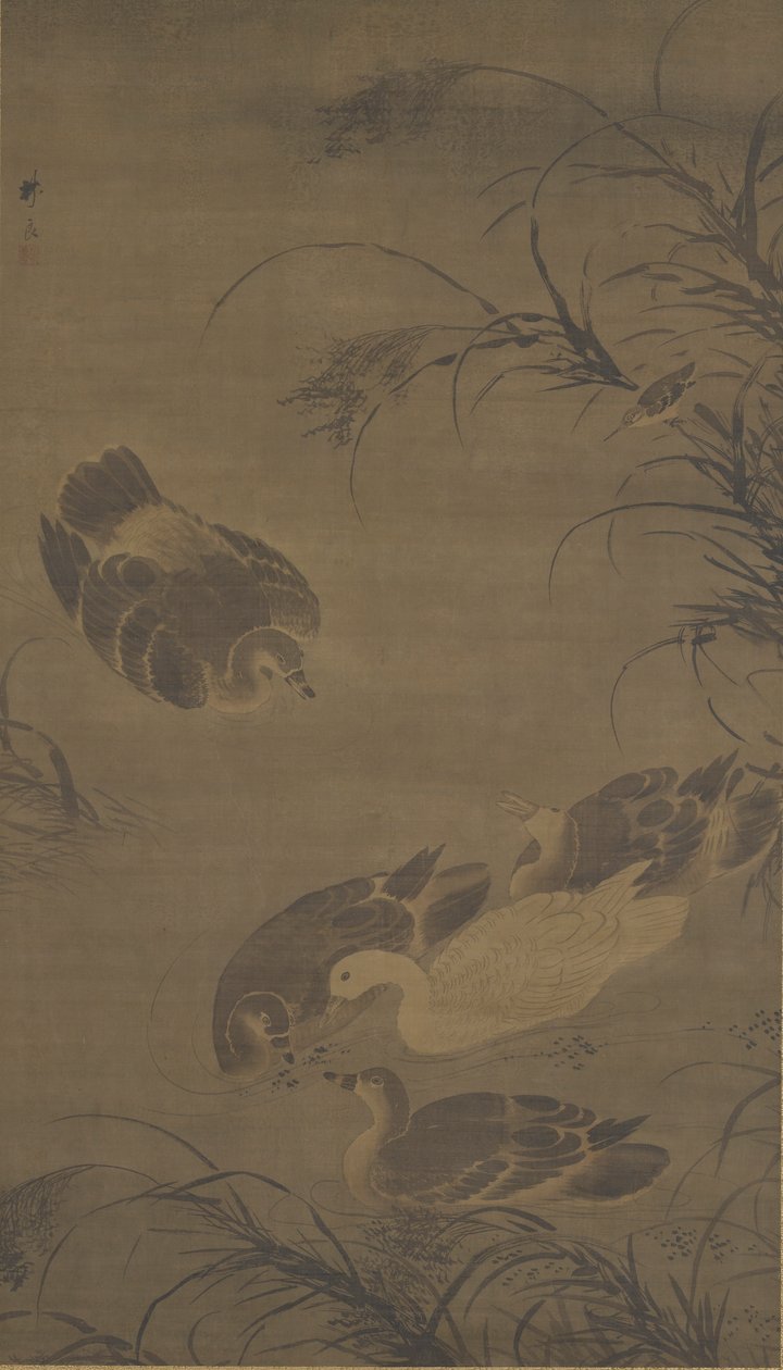 Simgäss, Mingdynastin, 1400-talet. av Lin Liang
