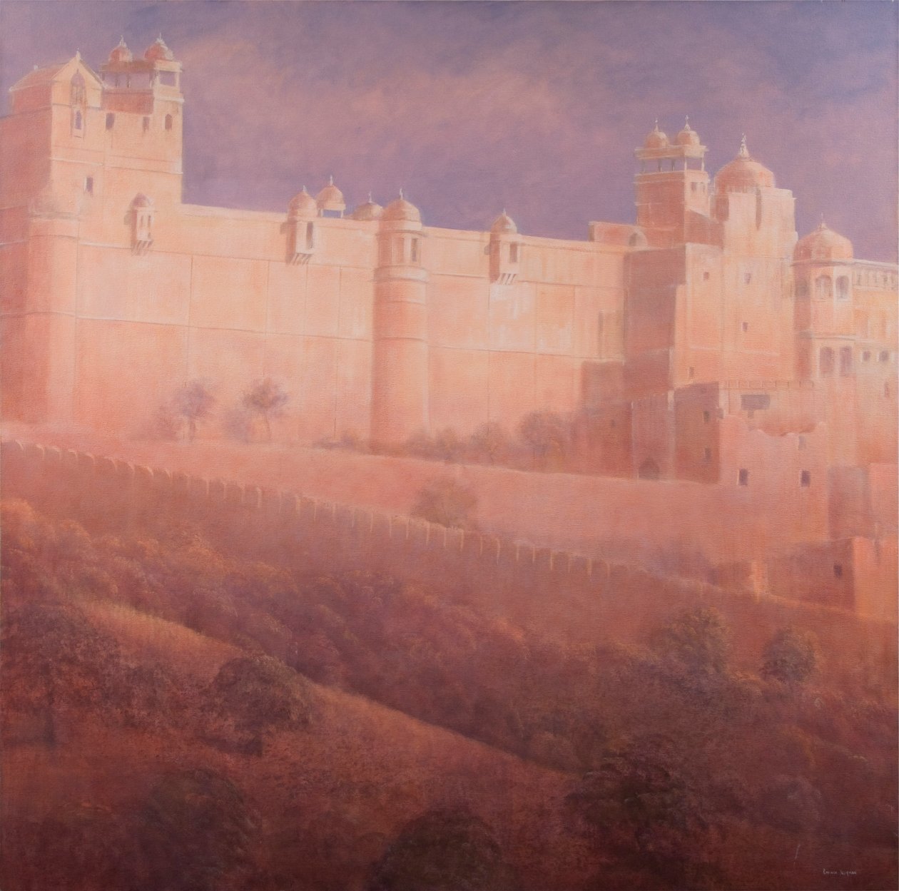 Amberfortet, Jaipur av Lincoln Seligman