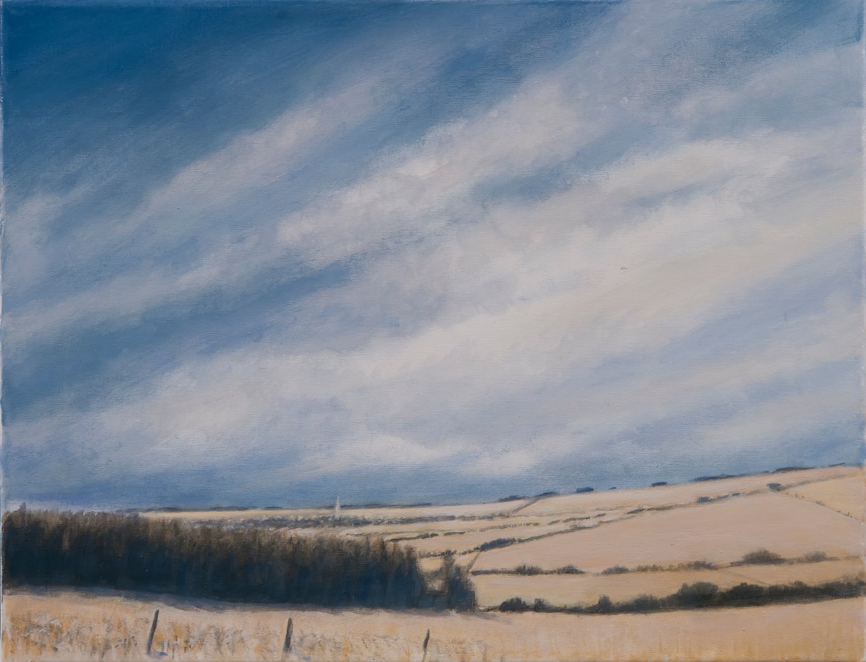 Approaching Burford, 2012 (akryl på duk) av Lincoln Seligman