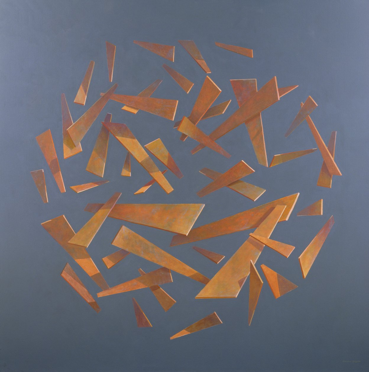 Deconstructed Sphere, 2005 (akryl) av Lincoln Seligman