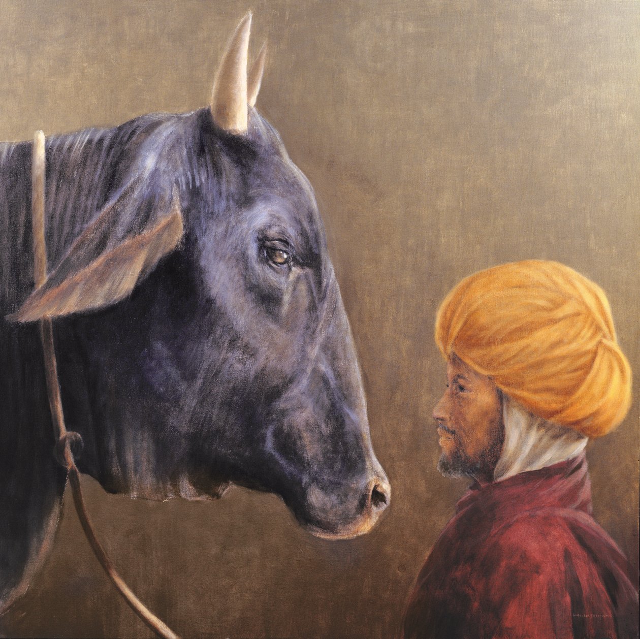 Man och Bull av Lincoln Seligman