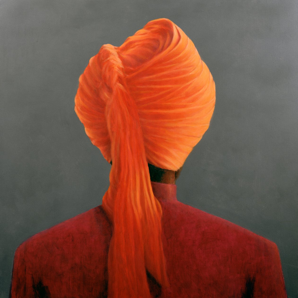 Orange turban av Lincoln Seligman
