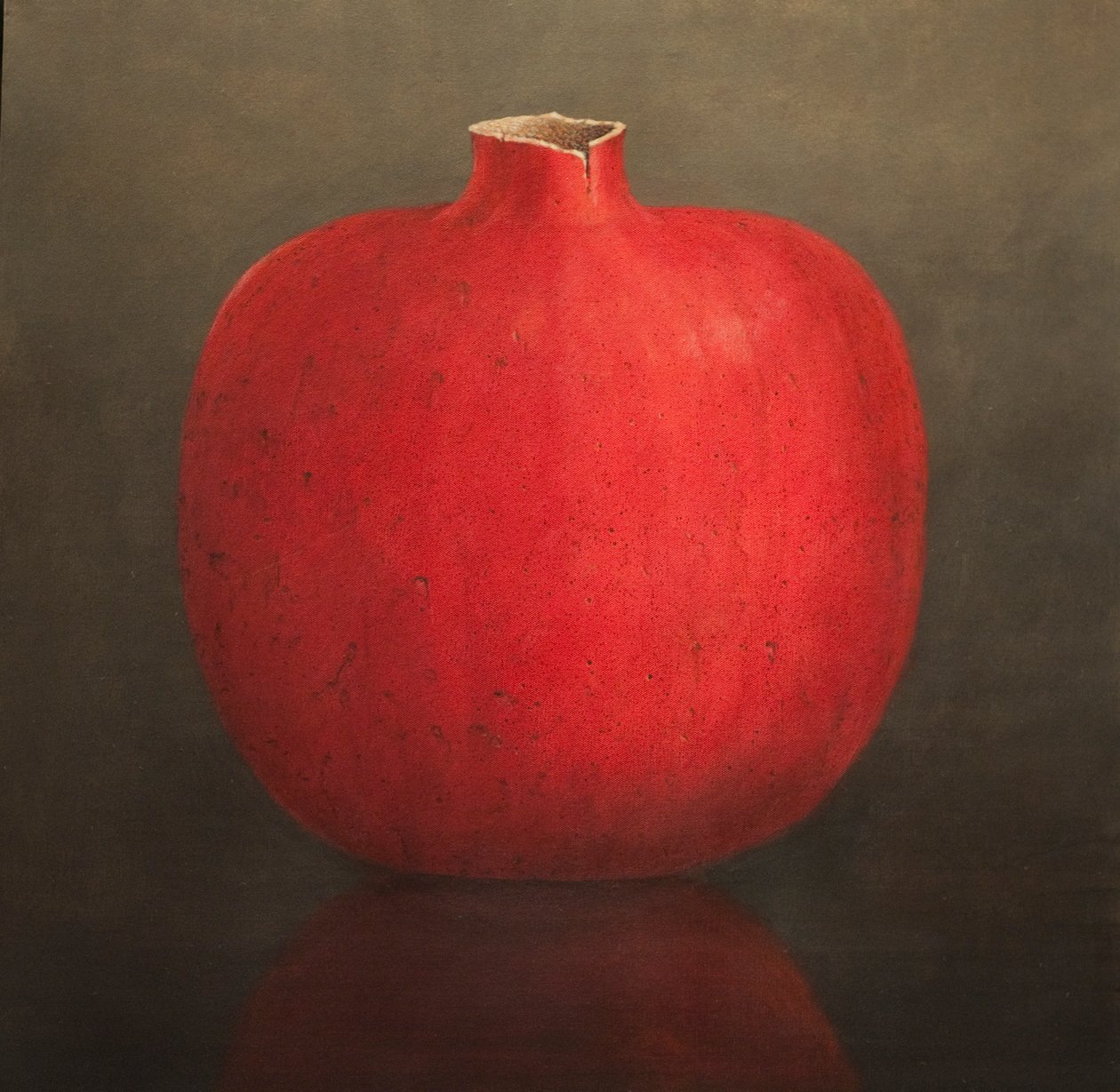 Granatäpple, 2010 (akryl på duk) av Lincoln Seligman