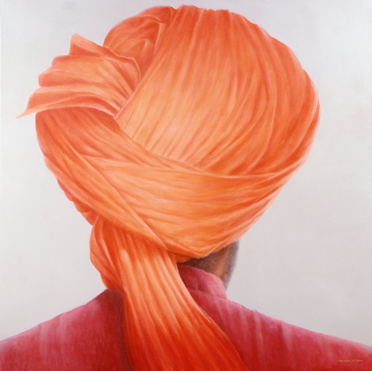 Saffran turban av Lincoln Seligman