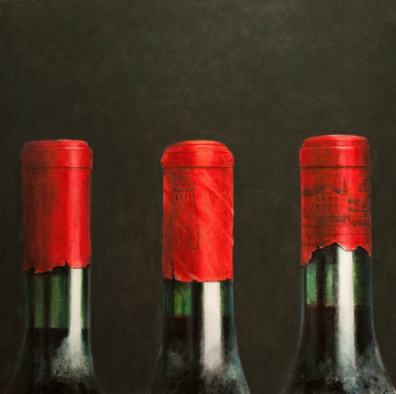 Three Wines, 2010 (akryl på duk) av Lincoln Seligman