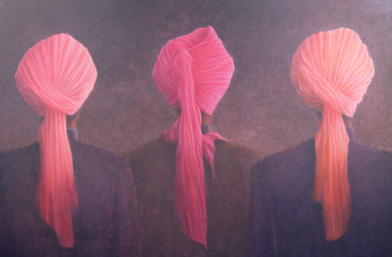 Turban triptyk av Lincoln Seligman