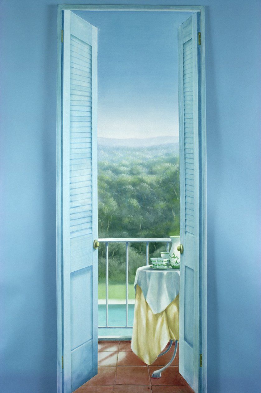 Frukost, St. Maxime, 1984 av Lincoln Seligman