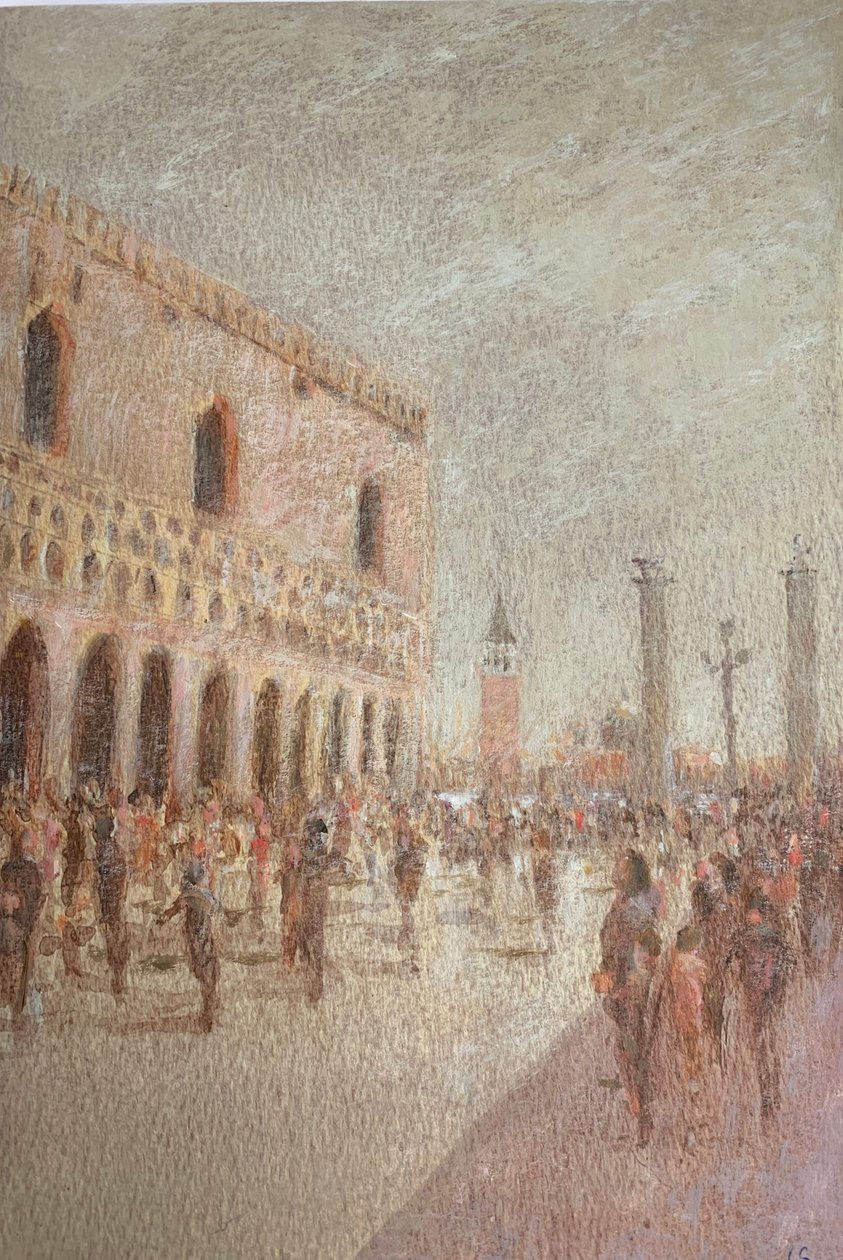 Doges Palace Venedig 2 av Lincoln Seligman