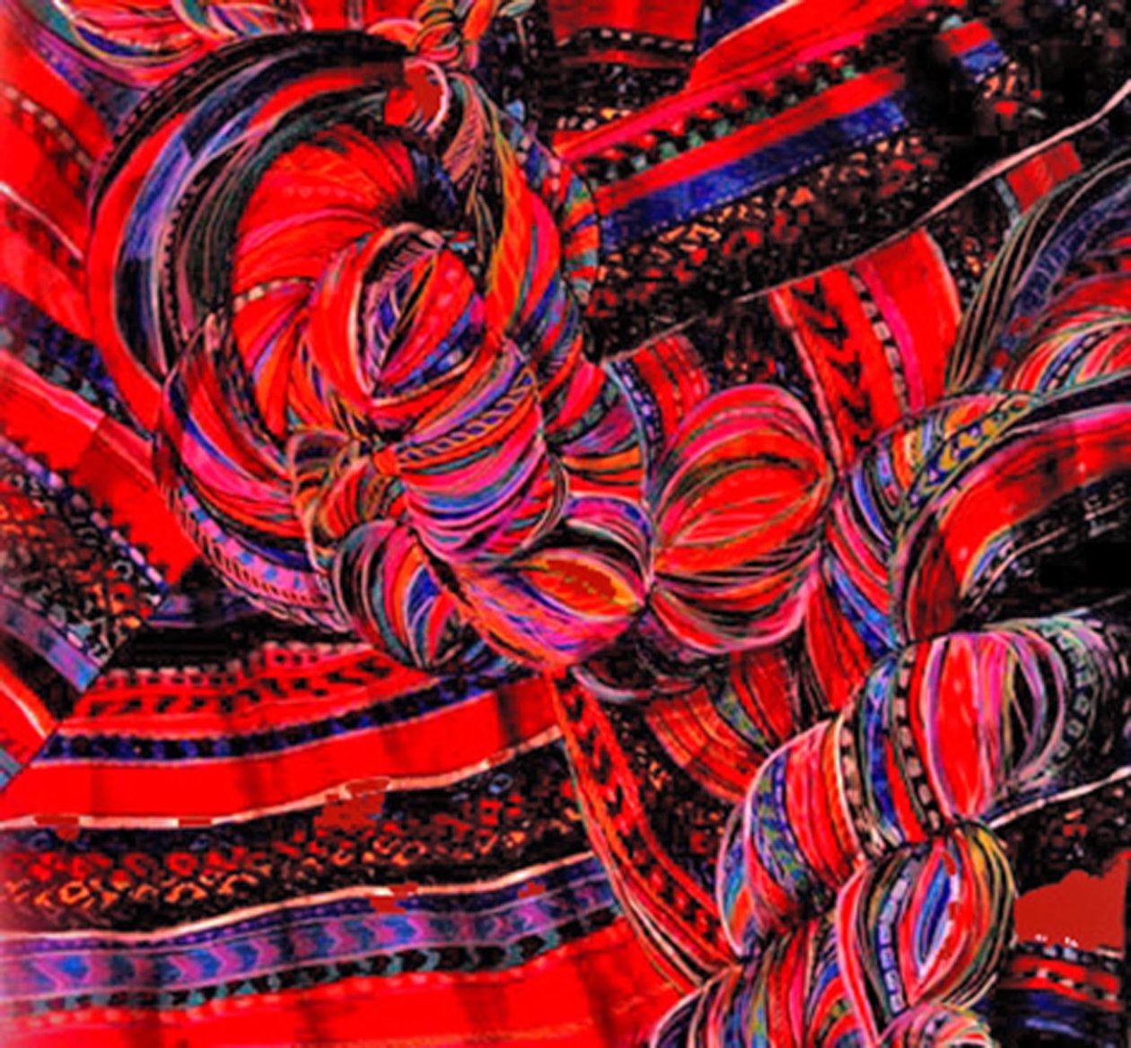 Red Hammock, 2004 (blandteknik) av linda arthurs