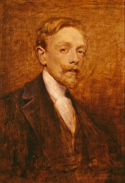 Självporträtt, 1900 av Lino Selvatico