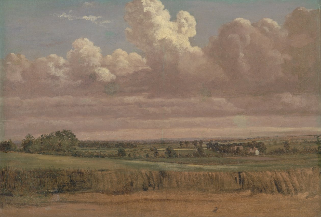 Landskab med Wheatfield, ca. 1850