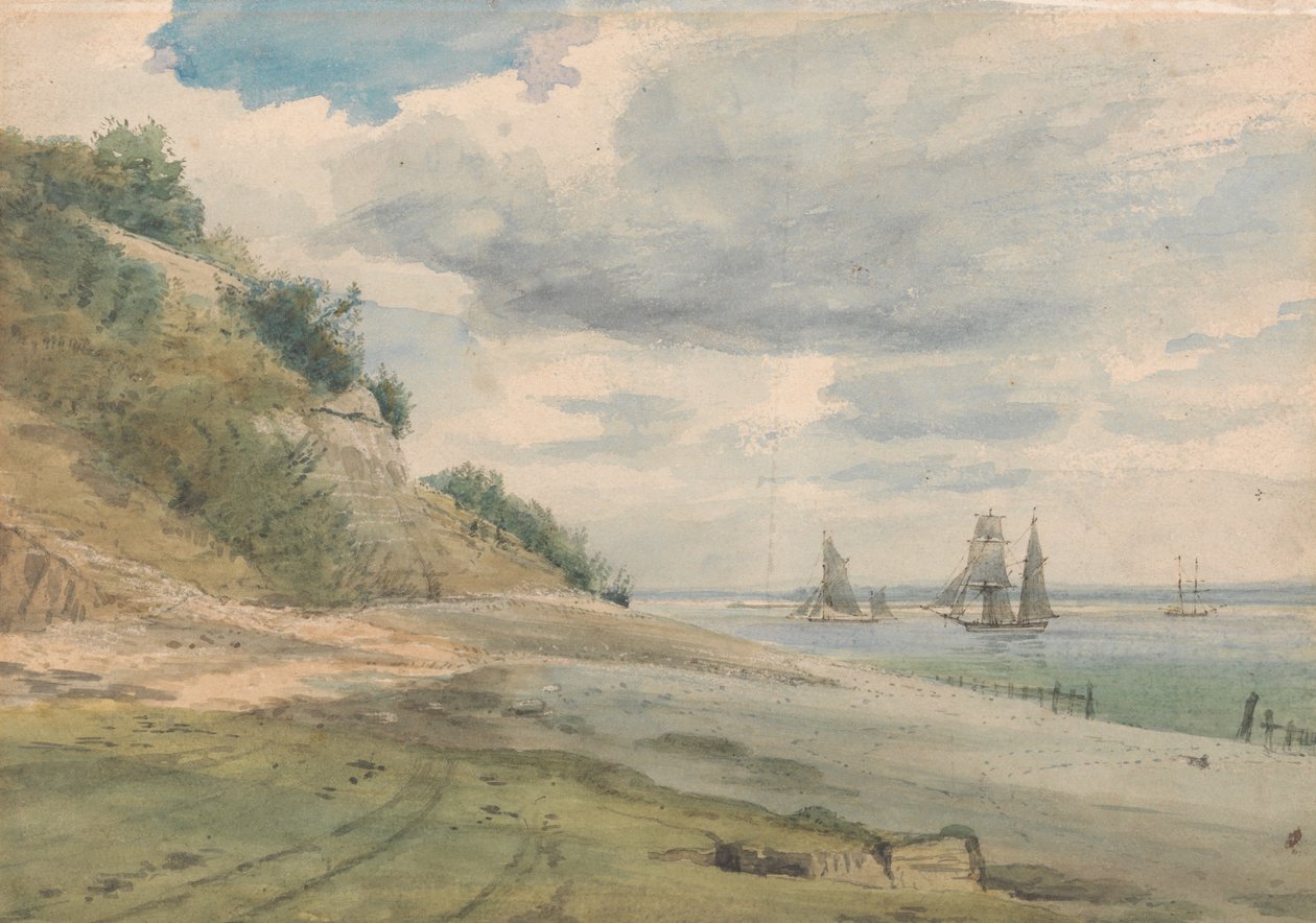 View near Walton on Naze av Lionel Constable