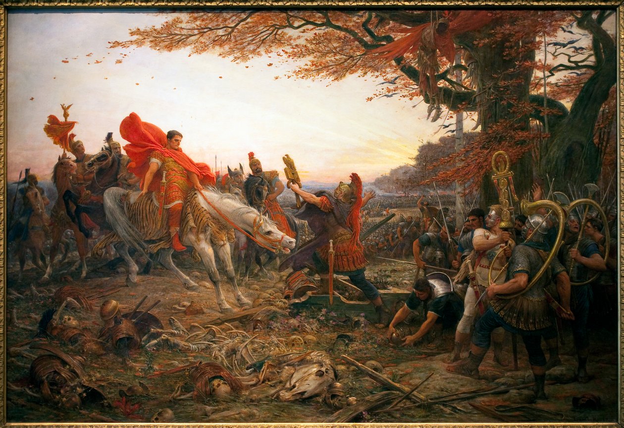 Germanicus efter Varus-katastrofen av Lionel Noel Royer