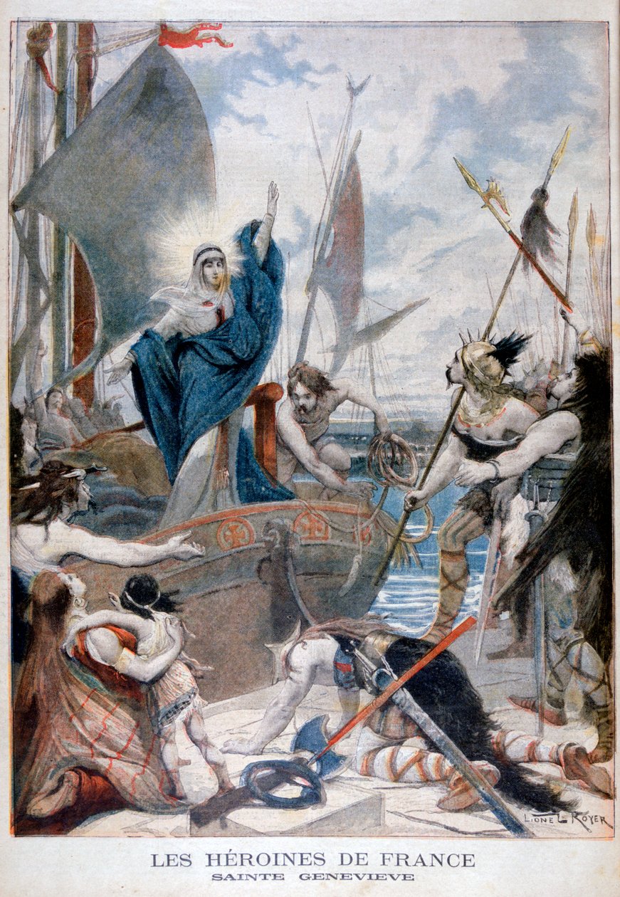 St Genevieve, Frankrikes hjältinna, 1896 av Lionel Noel Royer