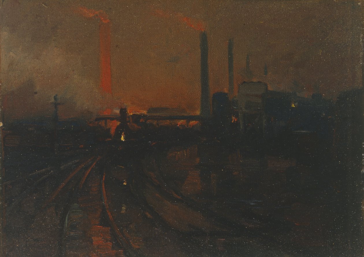Stålverk, Cardiff, på natten av Lionel Walden