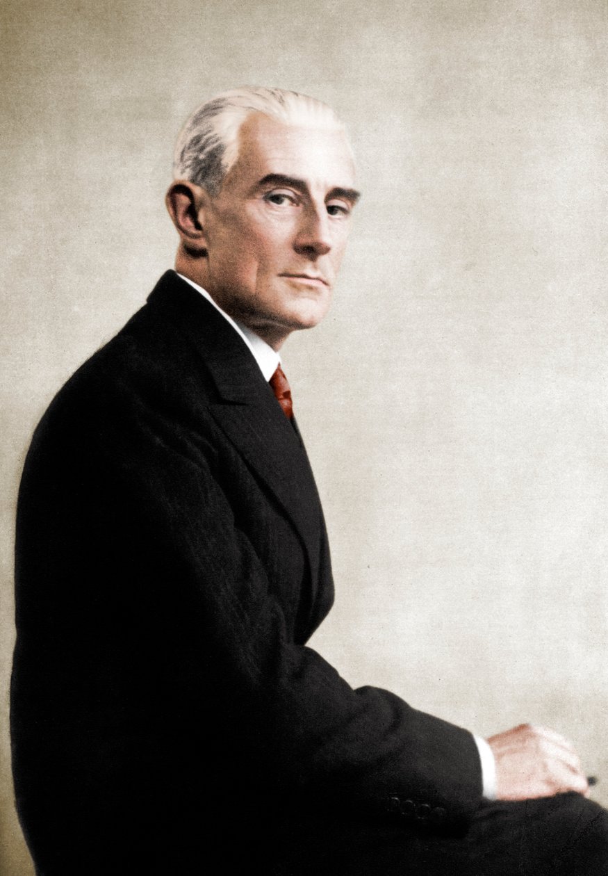 Maurice Ravel 1875-1937, fransk kompositör av Lipnitzki