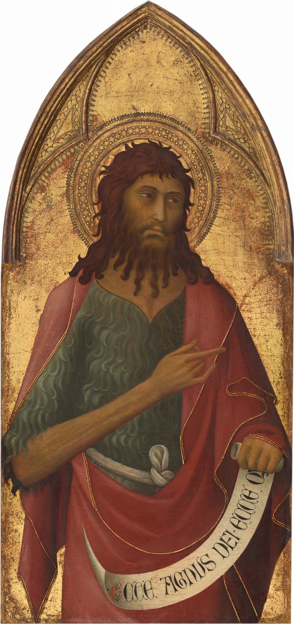 Sankt Johannes Döparen, troligen ca. 1325. av Lippo Memmi