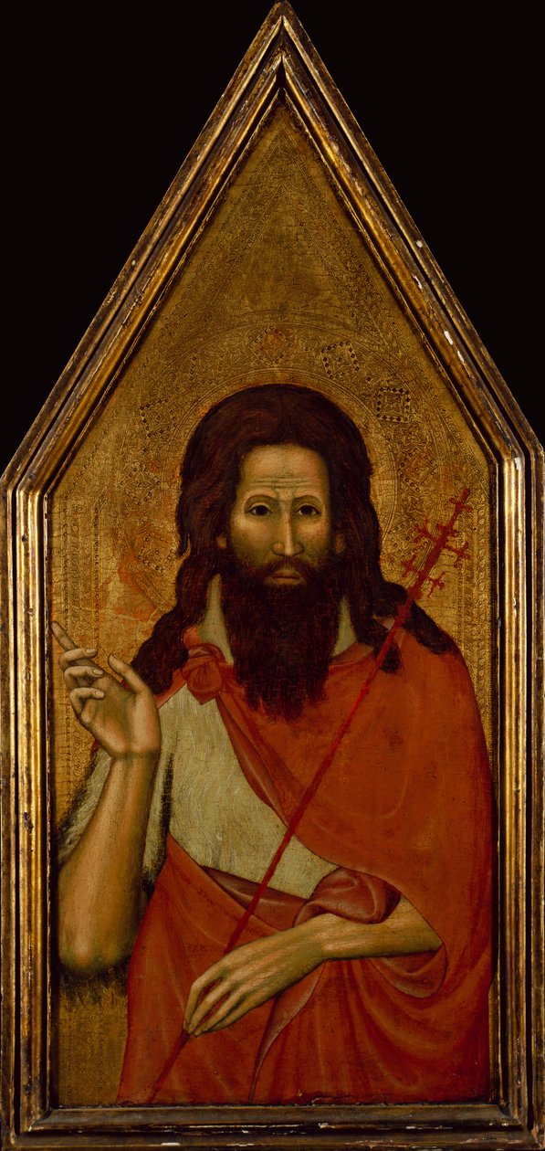Johannes Döparen (tempera på trä) av Lippo di Benivieni