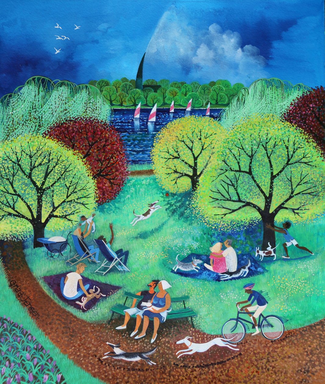 Båtsjö, 2017 av Lisa Graa Jensen