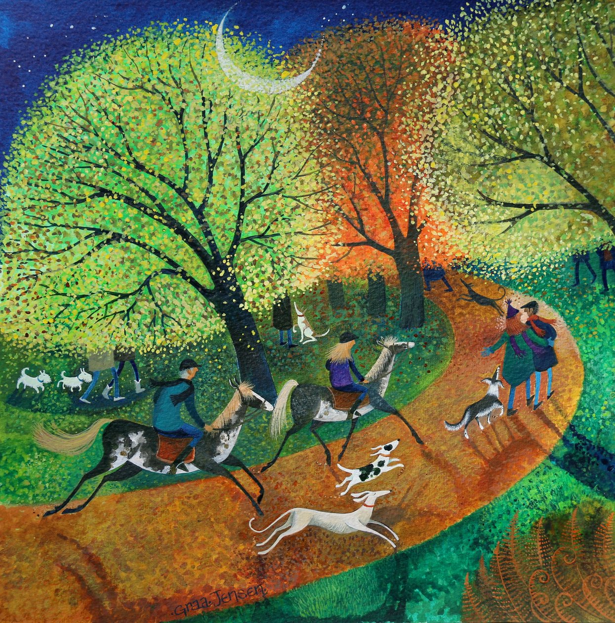 Kvällstur, 2018 av Lisa Graa Jensen
