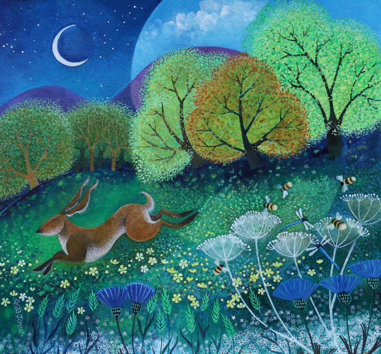 Leapy Hare, 2019 av Lisa Graa Jensen