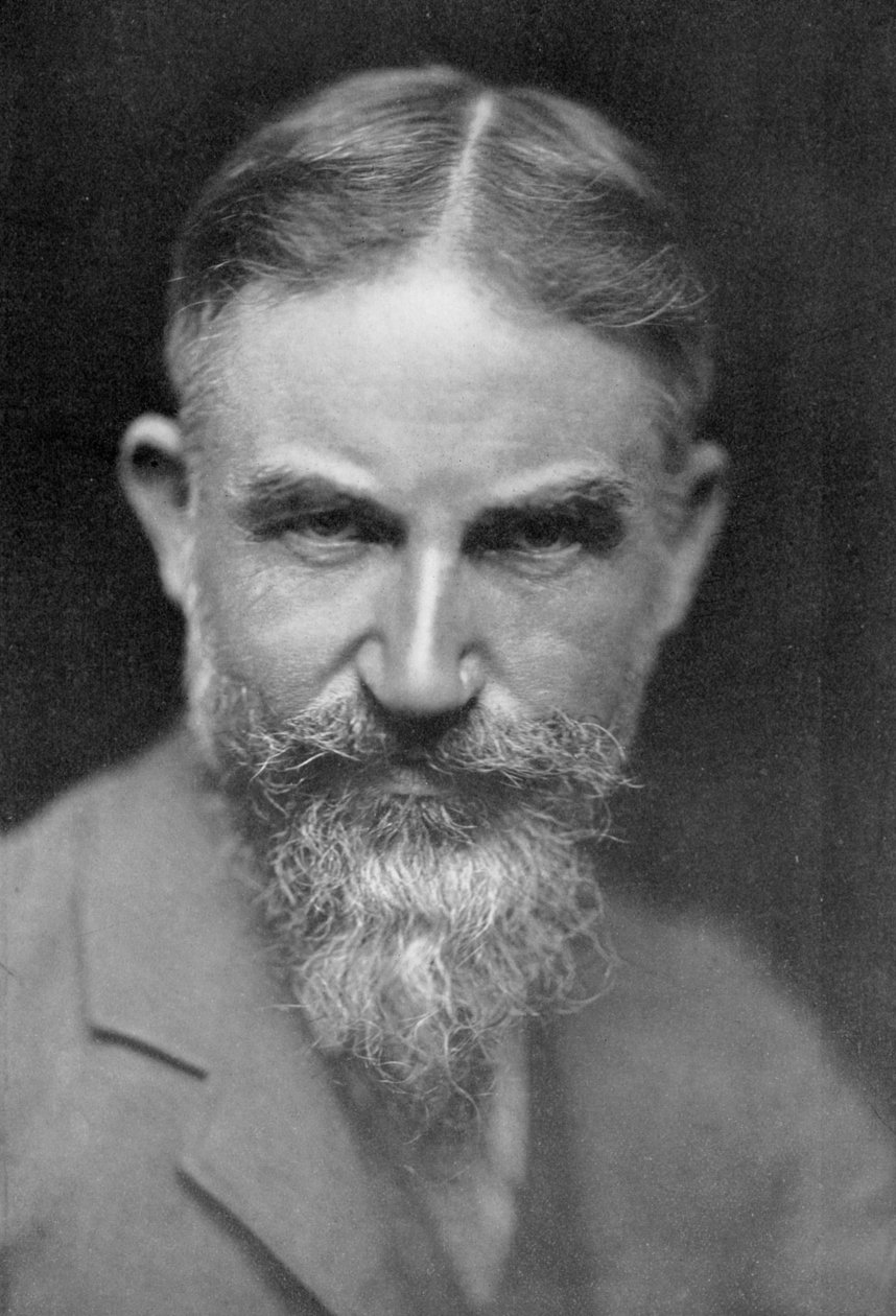 George Bernard Shaw, anglo-irländsk dramatiker, 1913. av Lizzie Caswall Smith