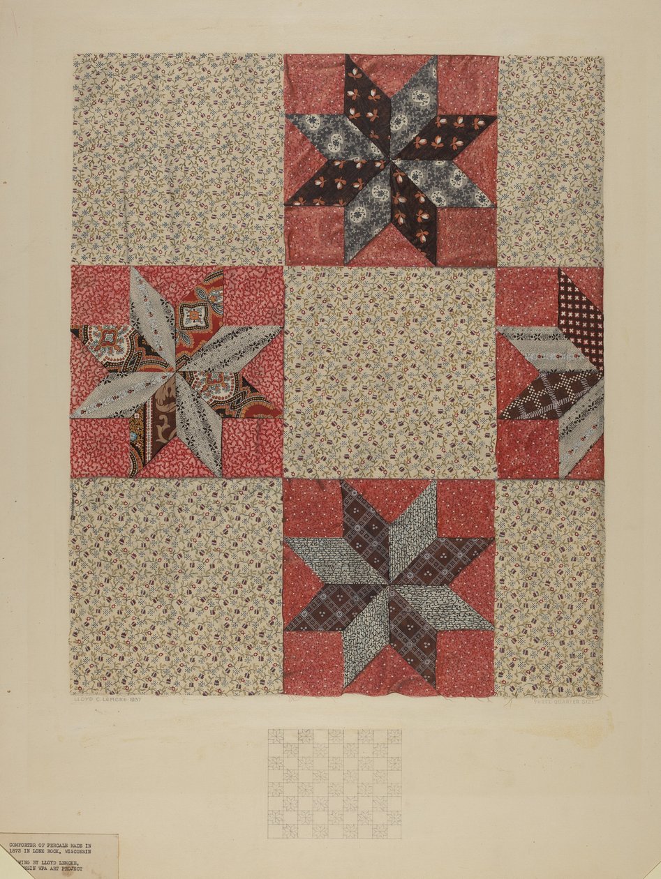 Star Design Hjälpare, ca. 1937. av Lloyd Charles Lemcke