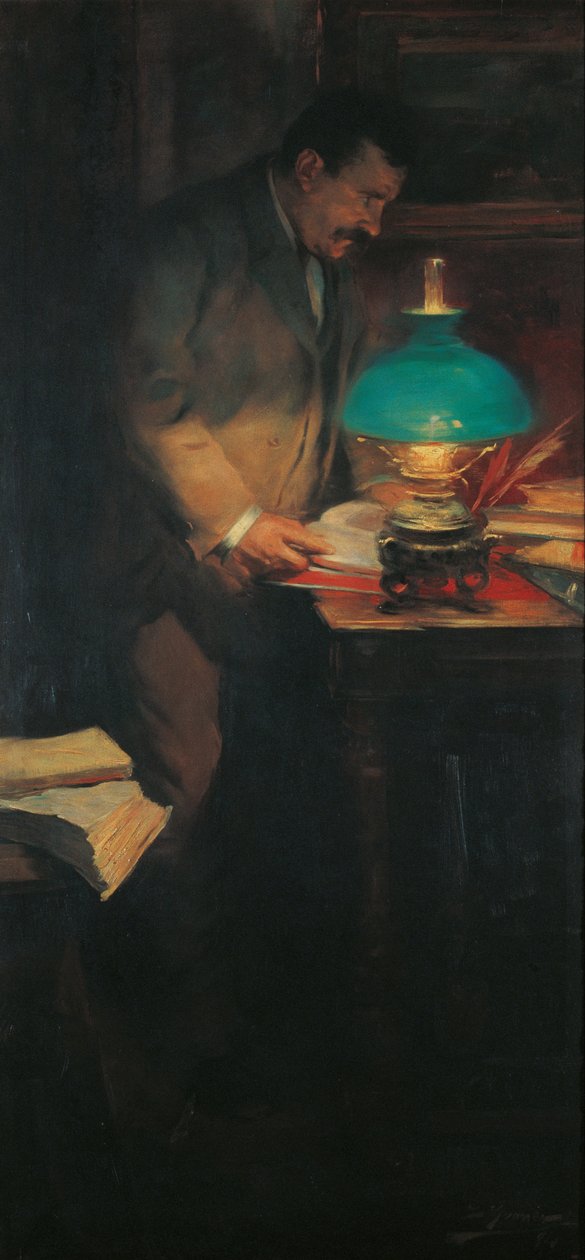 Portrait of the Art Critic and Writer Raimon Casellas av Lluís Graner