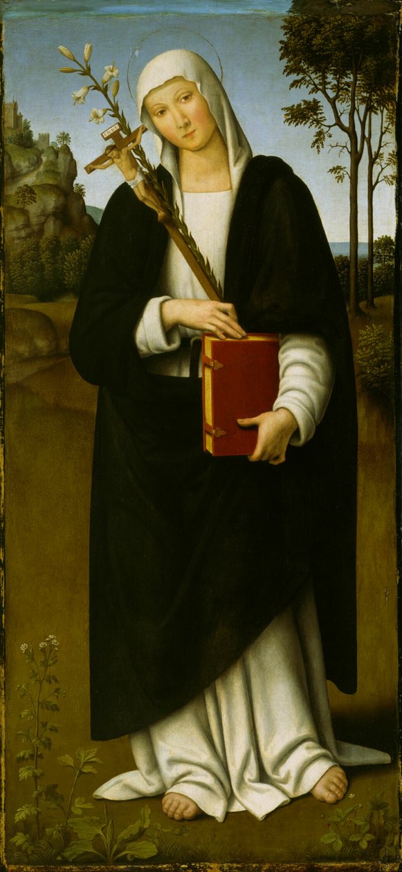 Heliga Katarina av Siena av Lo Spagna